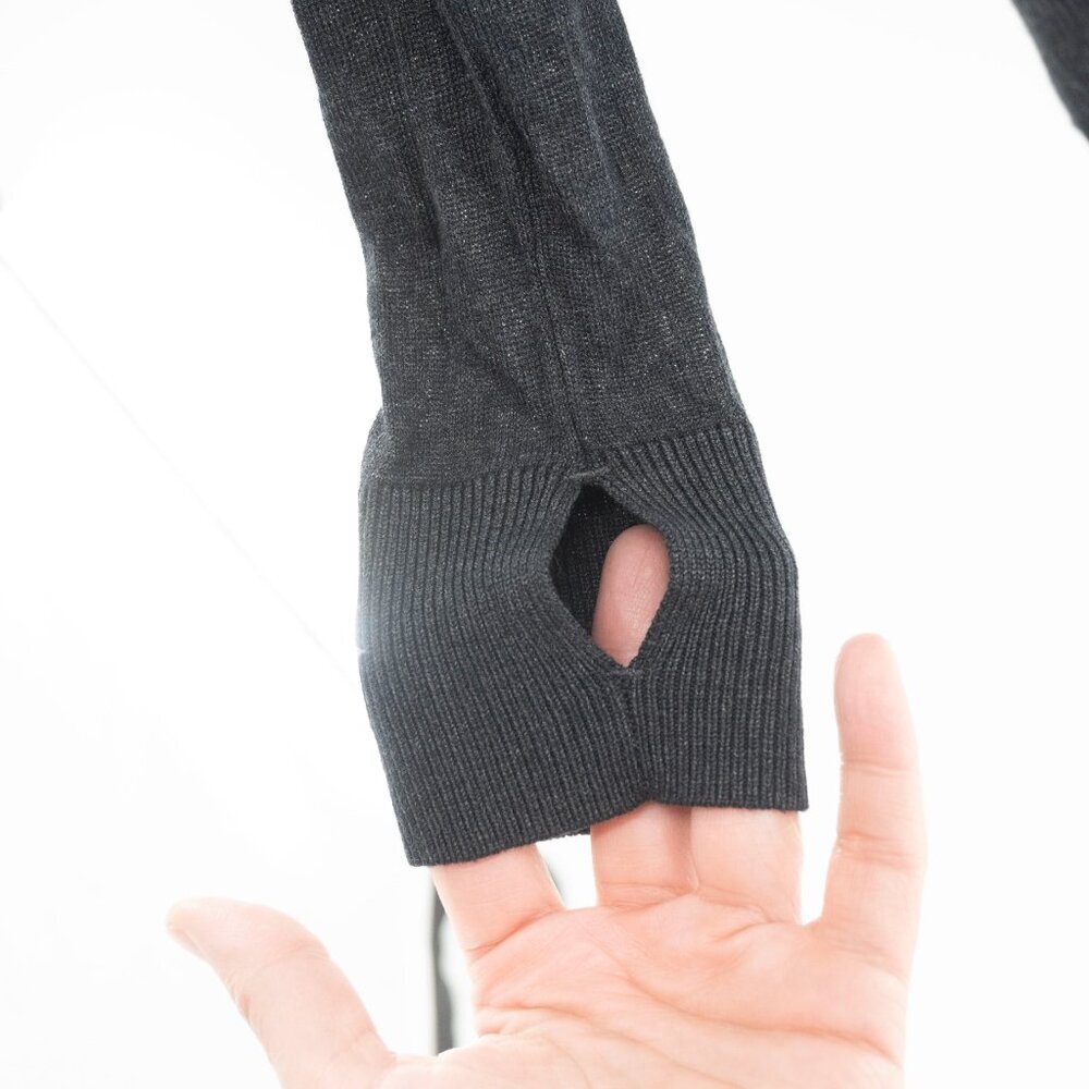 Lululemon The Sweater Life Heathered Black | 8 - Picture 4 of 11